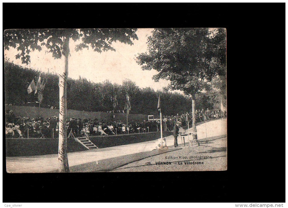 27 VERNON Vélodrome, Tribunes, Cyclisme, Sports, Ed Kipp 129, 1915 - Vernon