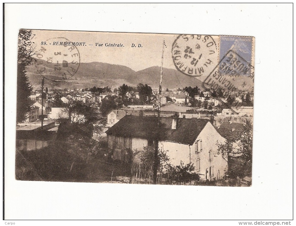 REMIREMONT. - Vue Générale. - Remiremont