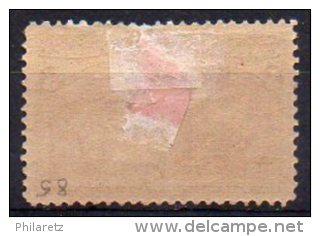 Etats-Unis N° 85 Neuf * - Charnière Papier - Cote 85€ - Unused Stamps