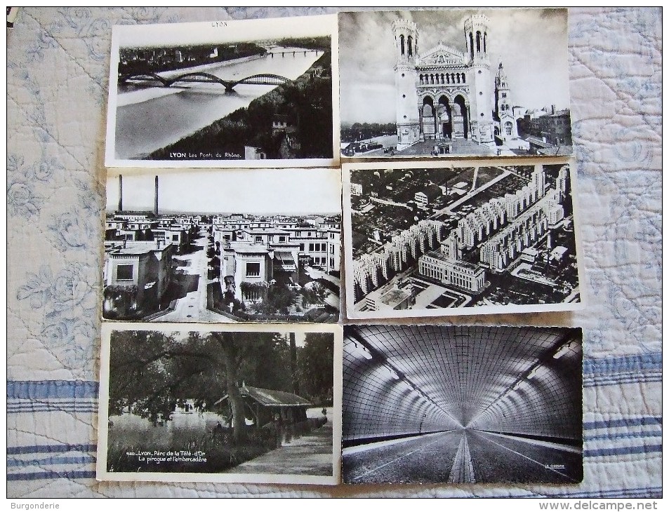 LYON  / TRES JOLI LOT DE 48 CARTES PHOTOS PETIT FORMAT / TOUTES LES PHOTOS - 5 - 99 Cartes