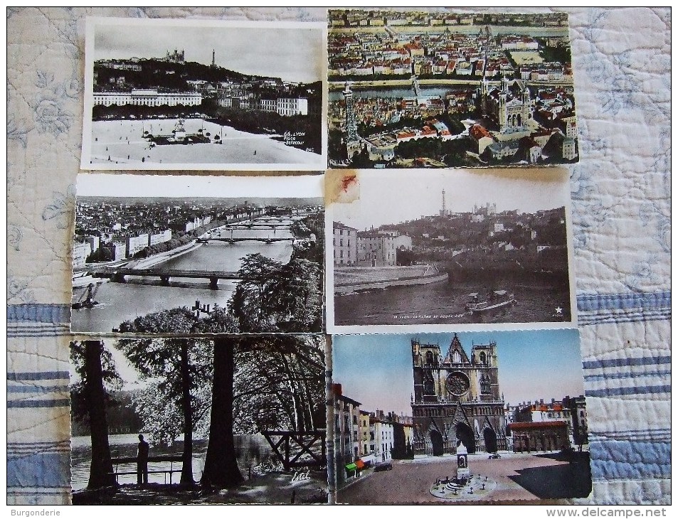 LYON  / TRES JOLI LOT DE 48 CARTES PHOTOS PETIT FORMAT / TOUTES LES PHOTOS - 5 - 99 Cartes