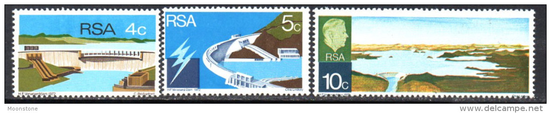 South Africa 1972 20c Vervoerd Dam Set Of 3, MNH - Unused Stamps