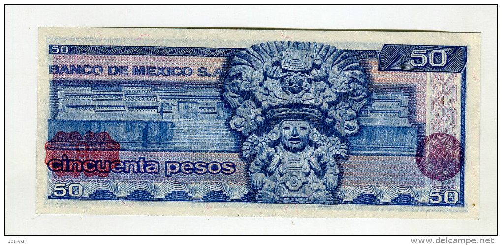 50 PESOS NEUF 4,50 - Mexique