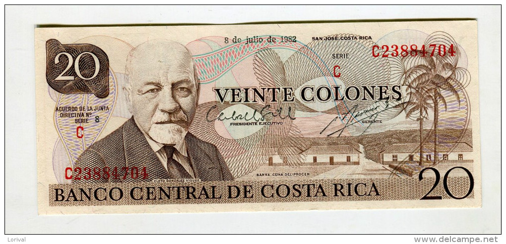 20 COLONES NEUF 4 - Costa Rica