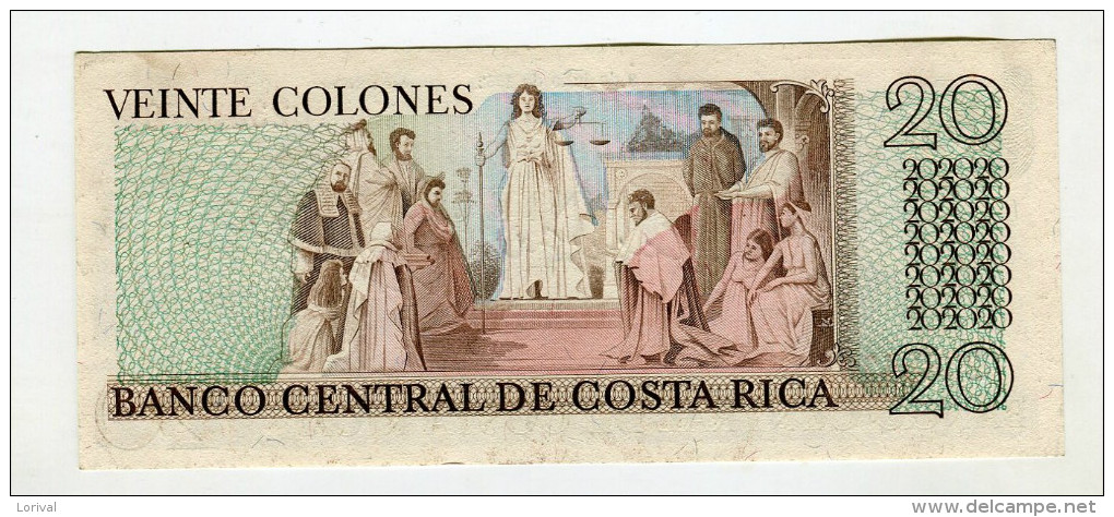 20 COLONES NEUF 4 - Costa Rica