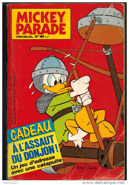 MICKEY PARADE N° 90 : " Jeu D´Adresse Avec Une Catapulte " - Mickey Parade