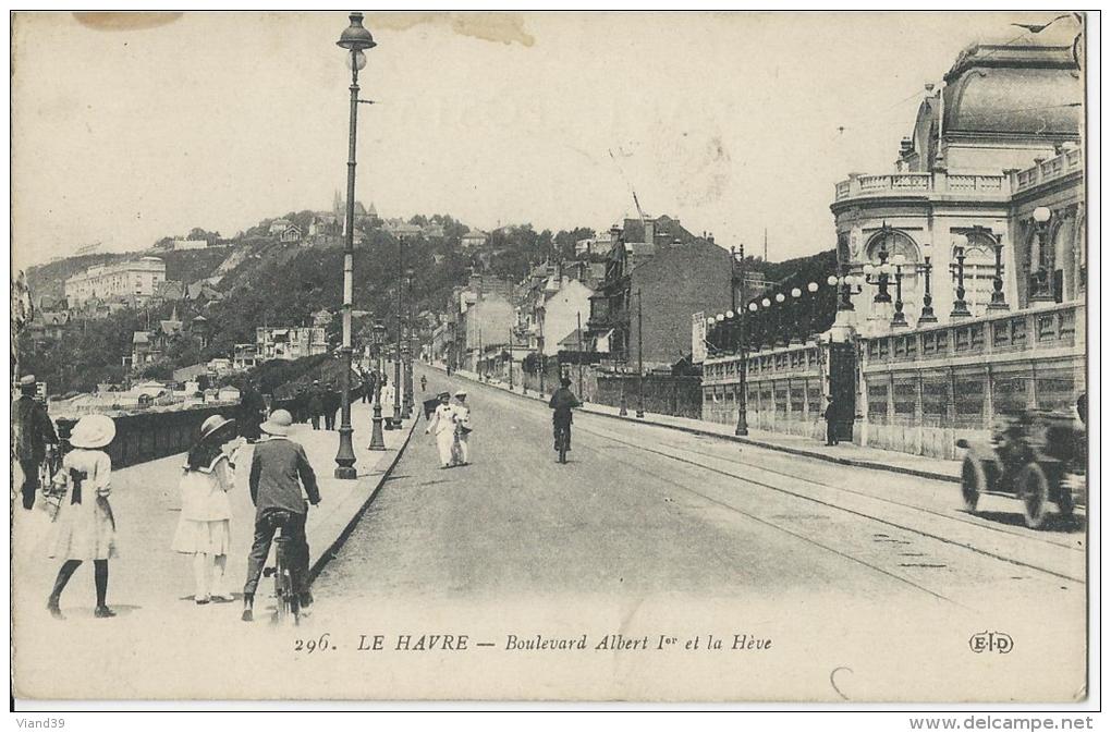 Le Havre  -  Boulevard Albert 1er Et La Hève  -  Non écrite - Cap De La Hève