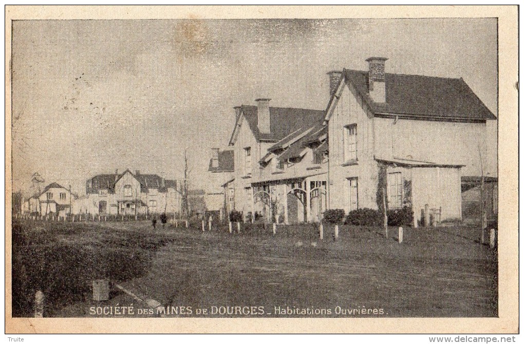 HENIN-BEAUMONT SOCIETE ANONYME DES MINES DE DOURGES A HENIN-LIETARD HABITATIONS OUVRIERES - Henin-Beaumont