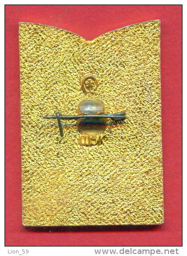 F39 / SPORT - Fencing - Escrime - Fechten - Esgrima - 1980 Summer XXII Olympics Games Moscow RUSSIA Badge Pin - Escrime