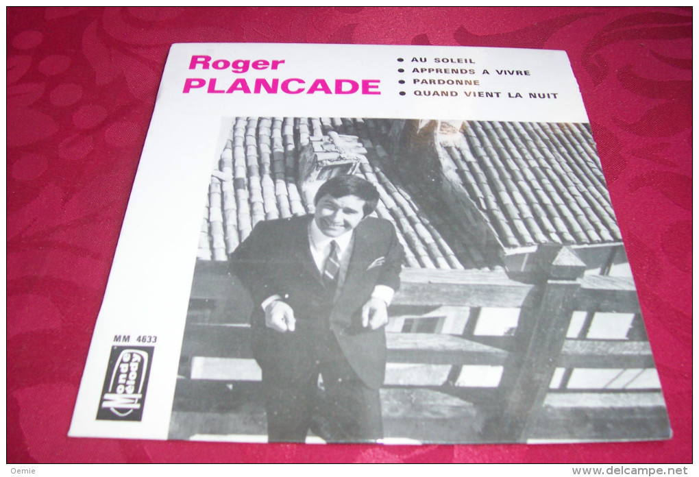 ROGER PLANCADE ° AU SOLEIL   / AUTOGRAPHE AU DOS DE LA POCHETTE - Sonstige - Franz. Chansons