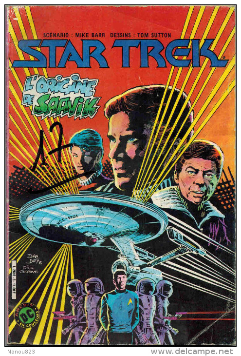 STAR TREK N° 3  Juin Année 1985 Aredit DC : " L'Origine De Saavik " - Soucoupe Volante - Arédit & Artima