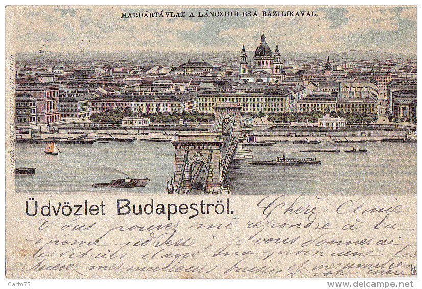 Hongrie - Budapest - Précurseur - Gruss - Budapeströl - Hungary