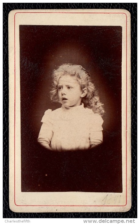 FIN 1800 - VIEILLE PHOTO FILLE DE NOBLESSE - MARIE DE CAMARET ( Fille De Charles Camaret Et D'Alix De Firmas De Périès ) - Antiche (ante 1900)