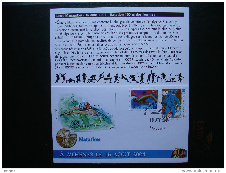Greece Griechenland Grece Griekenland Grecia Jeux Olympiques D´Athènes En 2004  Les Champions Olympiques Français - Summer 2004: Athens