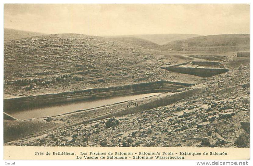 Près De BETHLEHEM - Les Piscines De Salomon - Israel