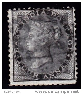 India Scott     9 Used VGood  Cat Value $16.00 - 1854 Britse Indische Compagnie