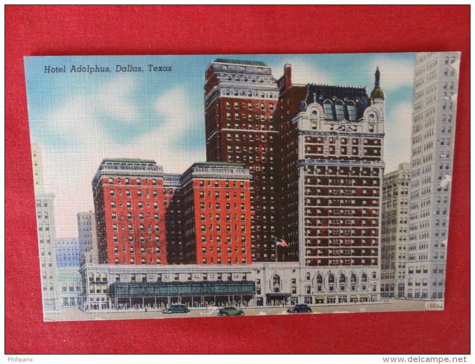 - Texas > Dallas Hotel Adolphus Not Mailed   Ref 1196 - Dallas