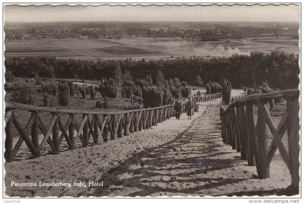 Ommen - Panorama Lemelerberg Nabij Hotel (1962)- Holland/Nederland  (2 Scans) - Ommen