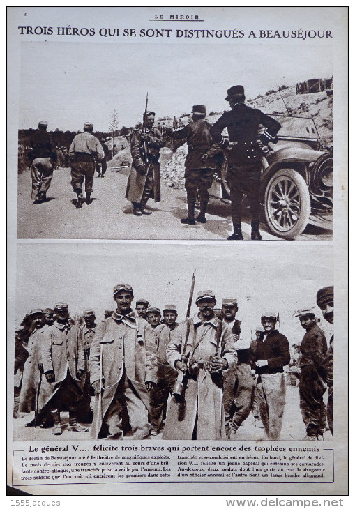 LE MIROIR N° 91 / 22-08-1915 CASABLANCA LYAUTEY MAROC YPRES FIACRES REIMS ACHI-BABA AÉROPLANE THÉÂTRE GAZ ASPHYXIANTS - Guerre 1914-18
