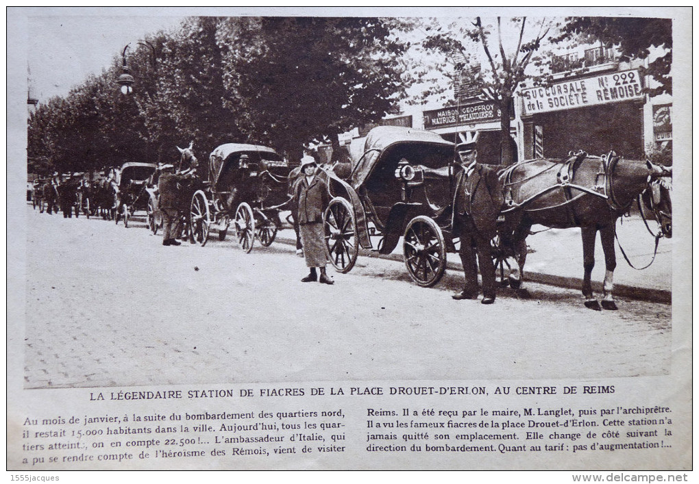 LE MIROIR N° 91 / 22-08-1915 CASABLANCA LYAUTEY MAROC YPRES FIACRES REIMS ACHI-BABA AÉROPLANE THÉÂTRE GAZ ASPHYXIANTS