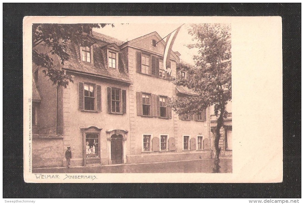 AK Weimar  Schillerhaus  UNUSED Undivided Back - Weimar