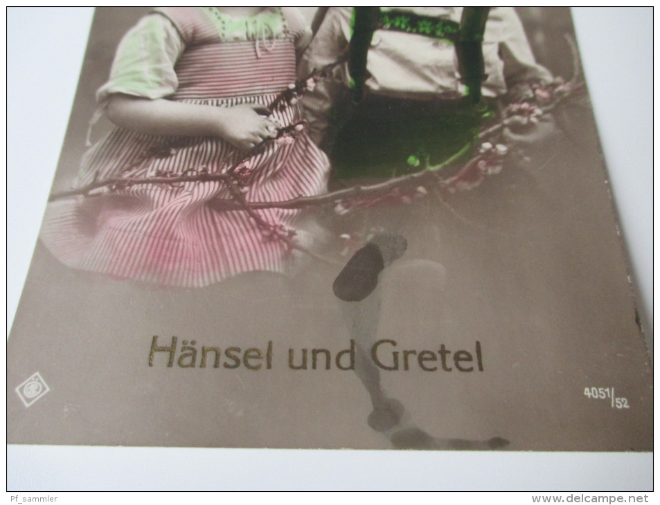 AK / Bildpostkarte / Fotokarte 1913 Hänsel Und Gretel / Kinder / Trachten - Fiabe, Racconti Popolari & Leggende