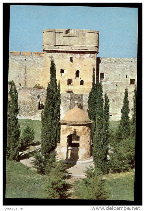 Carte Postale 66 CHATEAU FORT DE SALSES  COUR INTERIEURE - Salses