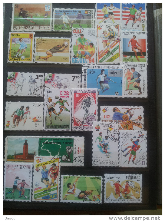 collection de timbres principalement Coupe du Monde 1998