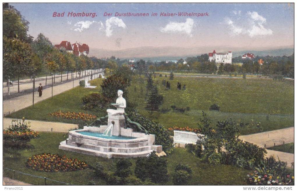 Bad Homburg V.d.H., Der Durstbrunnen Im Kaiser Wilhelmpark - Bad Homburg