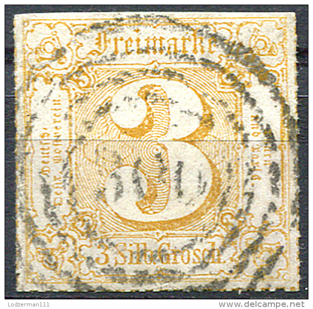 1866 Rouletted - Mi.50 (Yv.31, Sc.32) Used (VF) Signed Buchler - Autres & Non Classés