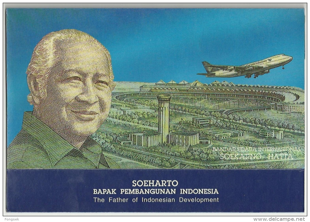 #07. INDONESIA. 50.000 RUPIAH. 1993. SOEHARTO. POLYMER W/FOLDER. UNC / NEUF. - Indonesië