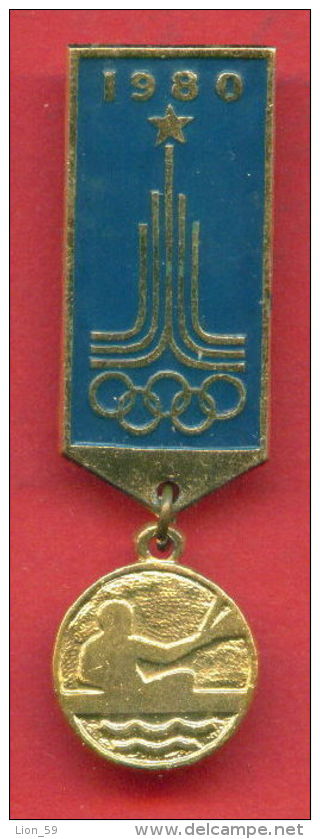 F160 / SPORT - Sailing - Voile - Segeln - 1980 Summer XXII Olympics Games Moscow - Russia Russie - Badge Pin - Segeln