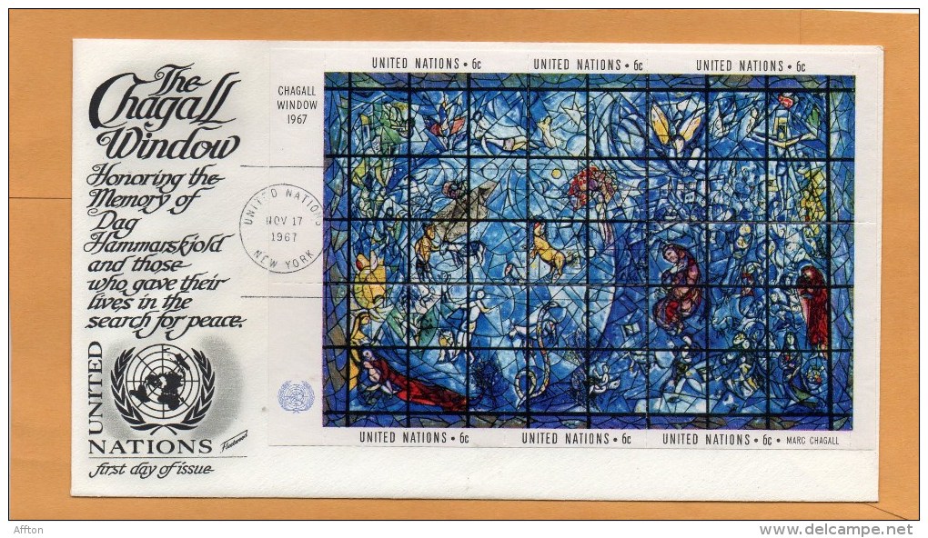 United Nations New York 1967 FDC - FDC