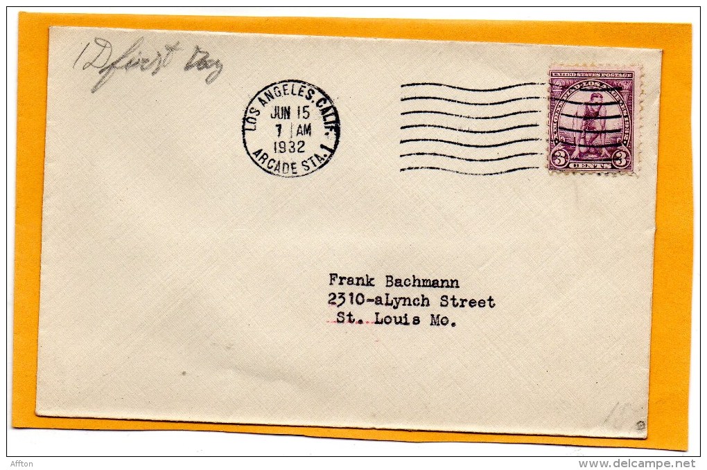 United States 1932 FDC - 1851-1940