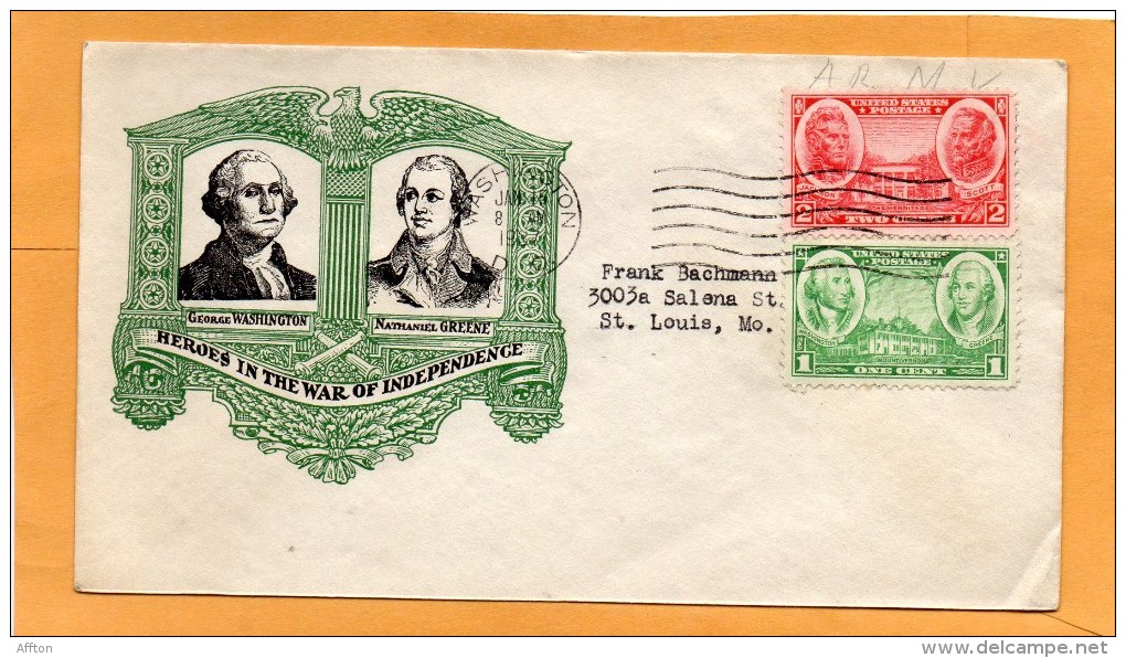 United States 1937 FDC - 1851-1940