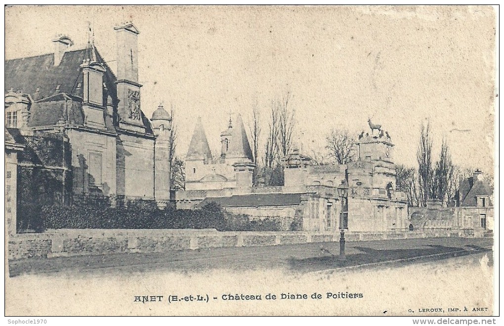 CENTRE - 28 - EURE ET LOIR - ANET - Château Diane De Poitiers - Anet