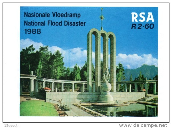 South Africa - 1988 Natal Flood Relief Huguenot Booklet # SG SB23 - Libretti