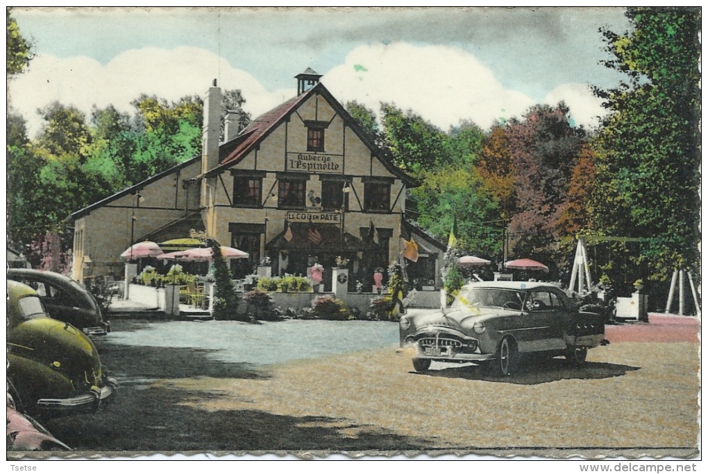 Nieuwpoort / Nieuport -Auberge L'Espinette " Le Coq En Pâte " - Oldtimer ( Verso Zien ) - Nieuwpoort