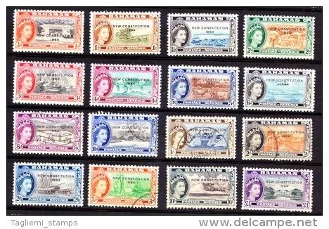 Bahamas, 1964, SG 228 - 243, Complete Set Of 16 - 1963-1973 Autonomia Interna