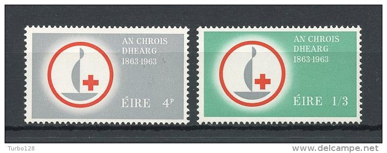 IRLANDE 1963   N° 161/162** Neufs = MNH Superbes  Cote  3 €  Croix Rouge Red Cross - Unused Stamps