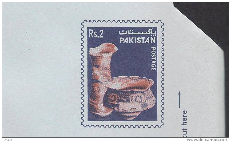 PAKISTAN 1978 Rs. 2 Stationery Aerogramme Clay Pottery, Unused Mint - Archaeology