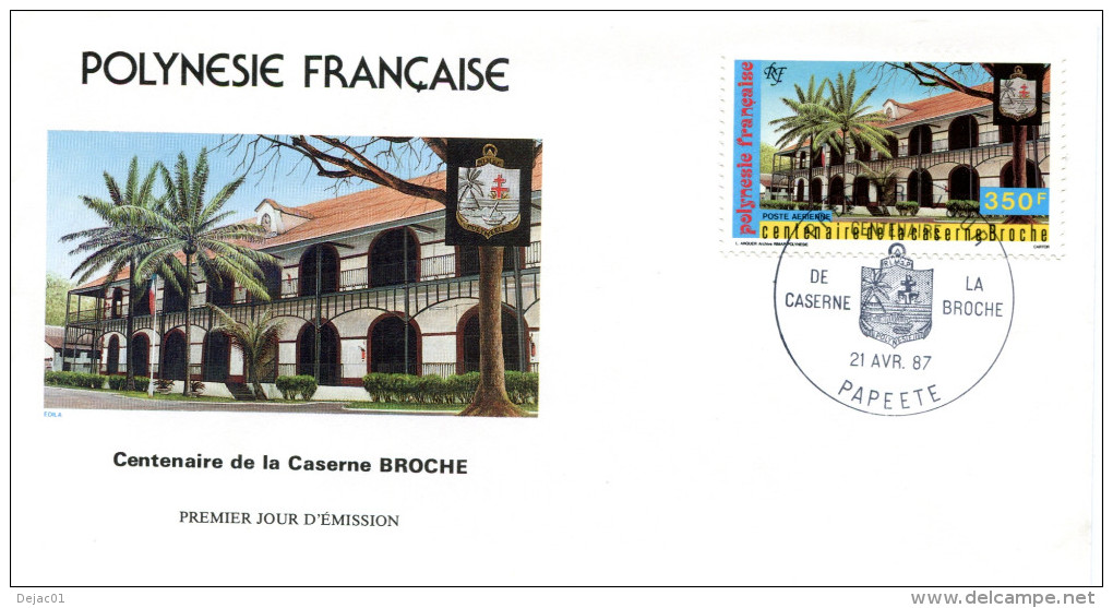 Polynésie - PJ Yvert PA 196 - Caserne Brache - R691 - Storia Postale