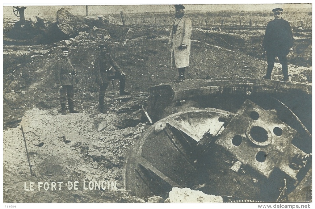 Loncin -  Le Fort … Détruit - Soldats Allemands - Carte-photo ( Voir Verso ) - Ans