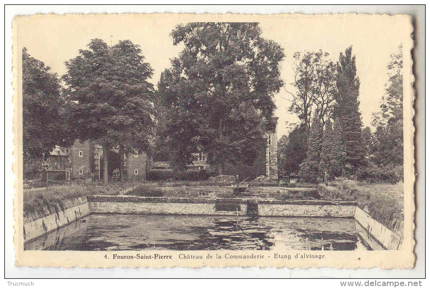 E3700 - Fouron Saint Pierre - Château De La Commanderie - Etang D'alvinage - Fourons - Voeren