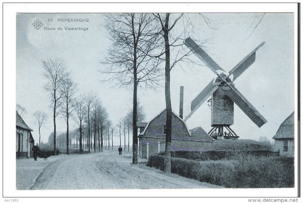 Poperinge : De Molen - Windmolen . Staat : Perfect . - Poperinge