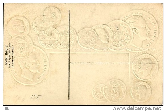 Postcard (Coins) - Bulgaria Lev - Monete (rappresentazioni)