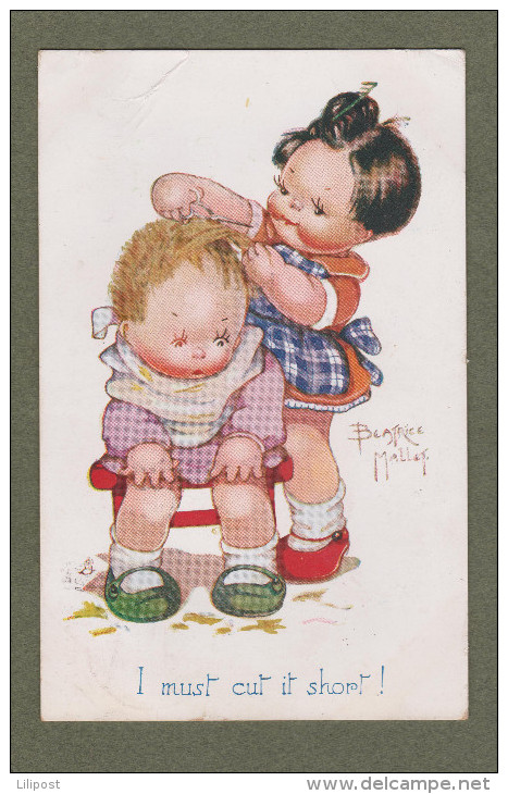 Cp Signée Beatrice Mallet - 1936 - Tuck Oilette - Enfant, Children, Kinder, Coiffeur, Haircut - Mallet, B.