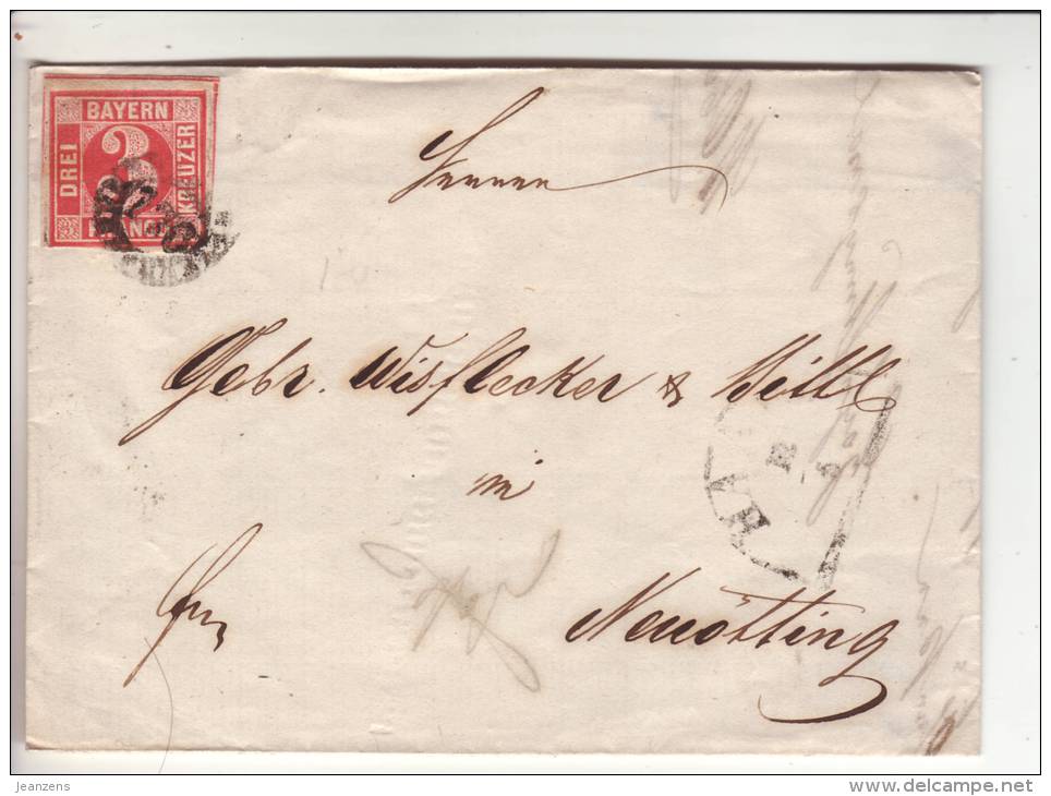 Brief Haag - Vollmühlerat 176  - 12.05.1866  Auf  3 Kreuzer  - - Other & Unclassified