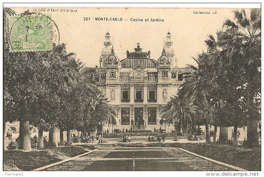 CPA-1910-MONACO-MONTE-CAR LO-ENSEMBLE-du CASINO Et JARDINS--TBE- - Casino