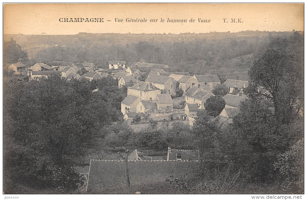 VAL D'OISE  95  CHAMPAGNE  VUE GENERALE SUR LE HAMEAU DE VAUX - Champagne Sur Oise